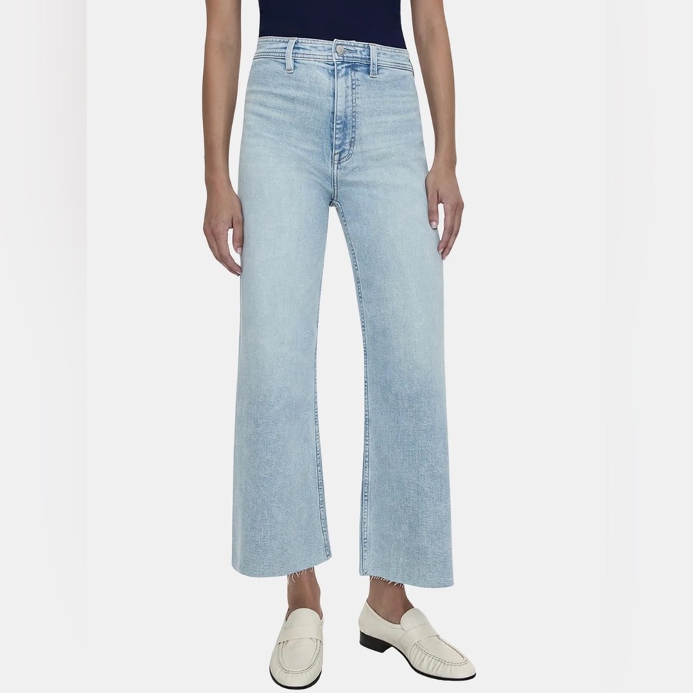 NWT PISTOLA Penny Crop High Rise Wide Leg 
Size 28